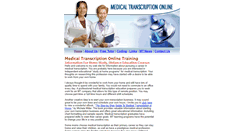 Desktop Screenshot of medical-transcription-online-training.com